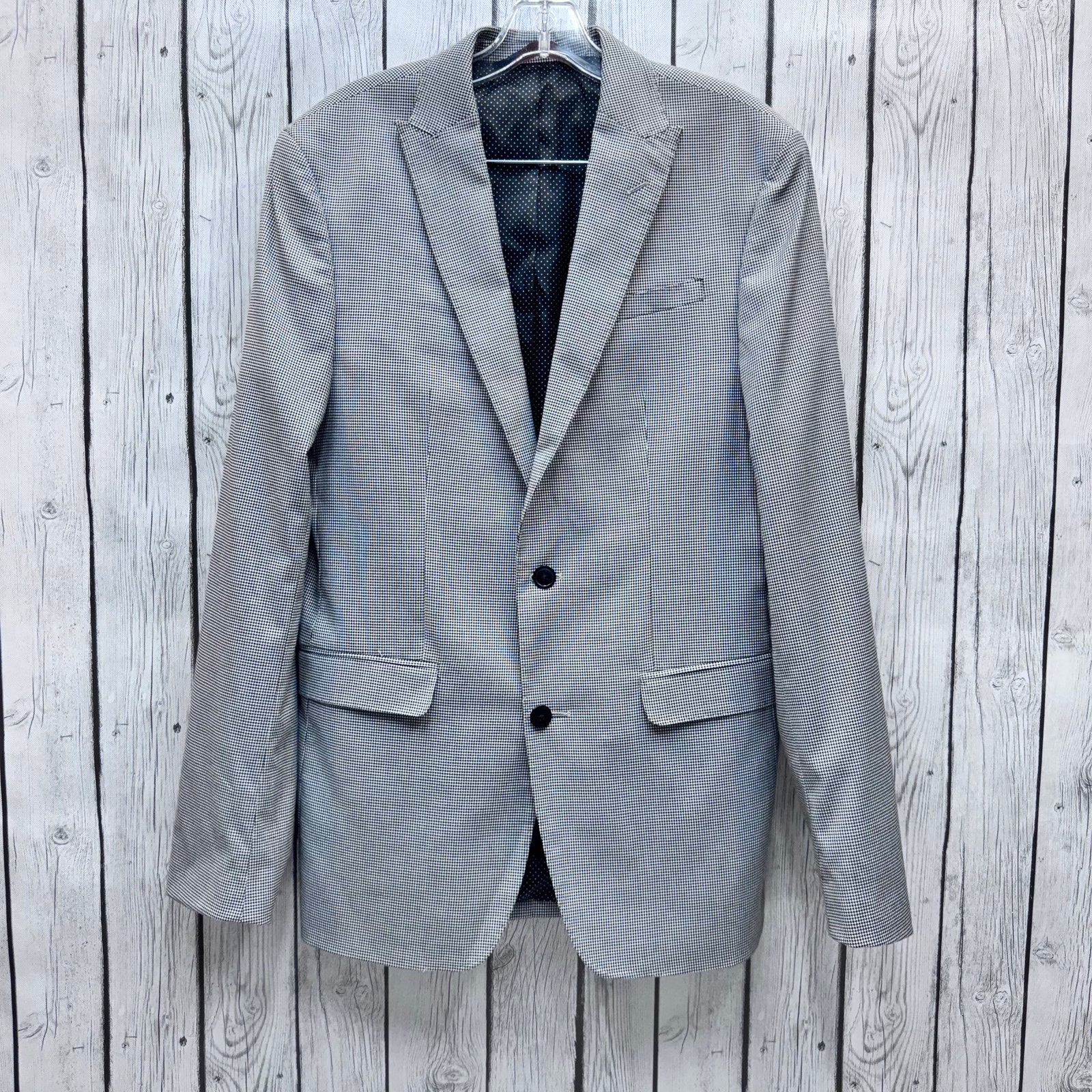 Egara Mens Skinny Fit Dinner Blazer Size 42 Long
